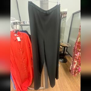 Nwt $1295 Andrew GN Black Straight-Leg Pants